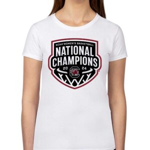 South Carolina Gamecocks 2024 Ncaa Women’s Basketball National Champions Official Logo T-shirt
