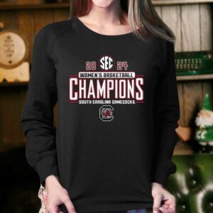 South Carolina Gamecocks 2024 Sec Women's Basketball Regular Season Champions Locker Room T-shirt 3 South Carolina Gamecocks 2024 Sec Womens Basketball Regular Season Champions Locker Room T shirt 4