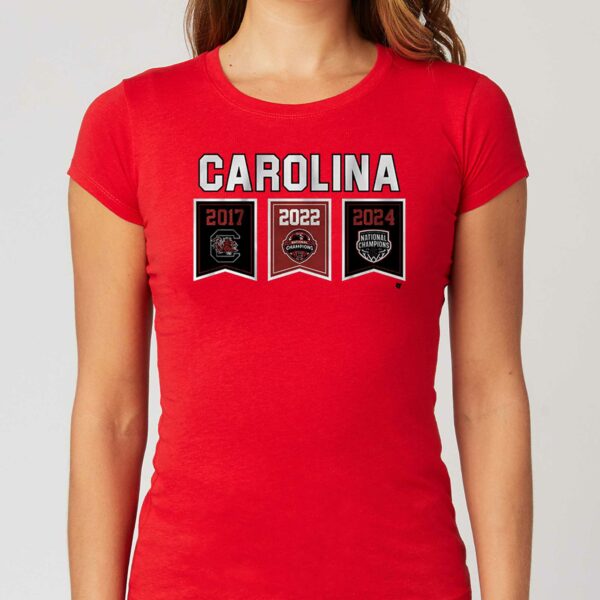 South Carolina Women’s Basketball 2024 Championship Banners Shirt