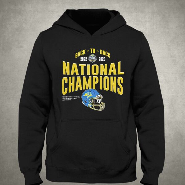 South Dakota State Jackrabbits 2023 National Champions Helmet Back To Back Shirt