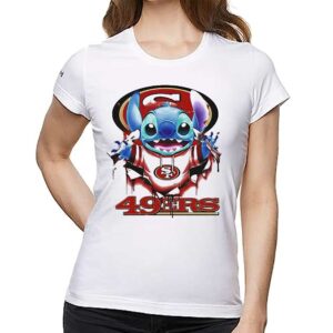 Stitch Inside San Francisco 49ers Logo 2024 Shirt