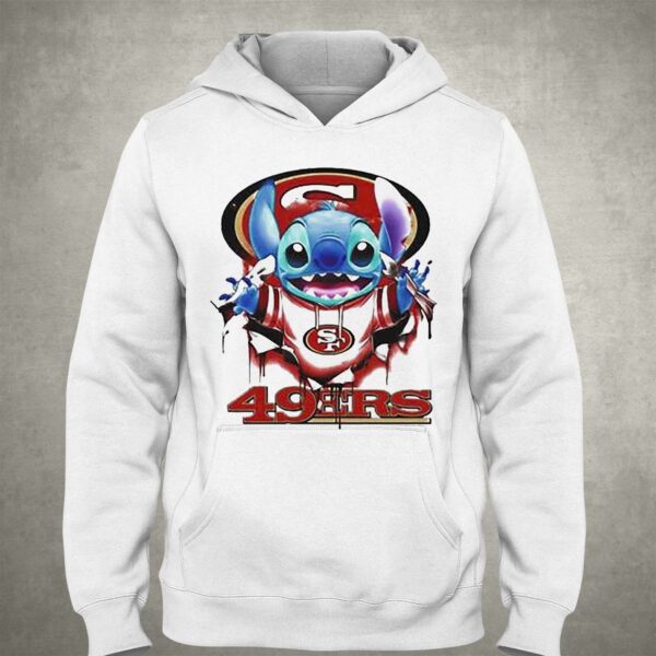 Stitch Inside San Francisco 49ers Logo 2024 Shirt