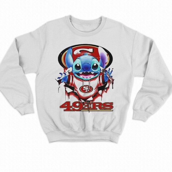 Stitch Inside San Francisco 49ers Logo 2024 Shirt