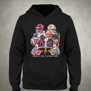 Super Bowl Lviii Kansas City Chiefs Vs San Francisco 49ers February 11 2024 Allegiant Stadium T-shirt 2 Super Bowl Lviii Kansas City Chiefs Vs San Francisco 49ers February 11 2024 Allegiant Stadium T shirt 3