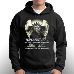 Supernatural 2005-2024 15 Seasons 327 Episodes Thank You For The Memories T-shirt 2 Supernatural 2005 2024 15 Seasons 327 Episodes Thank You For The Memories T shirt 3