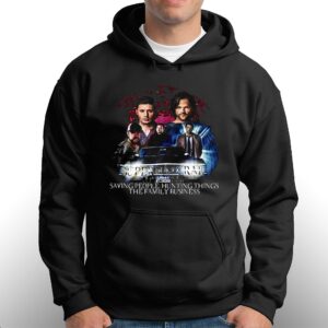 Supernatural Saying People Hunting Things The Family Business T-shirt 2 Supernatural Saying People Hunting Things The Family Business T shirt 3