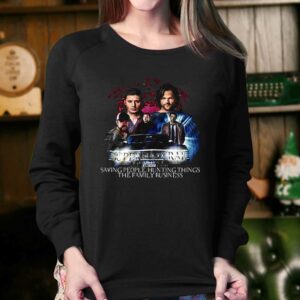 Supernatural Saying People Hunting Things The Family Business T-shirt 3 Supernatural Saying People Hunting Things The Family Business T shirt 4