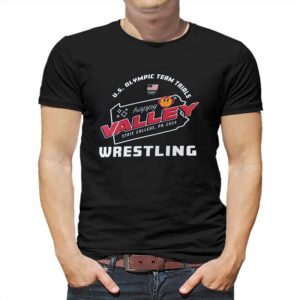 Team Usa Us Olympic Team Wrestling Trials Happy Valley T-shirt Team Usa Us Olympic Team Wrestling Trials Happy Valley T-shirt