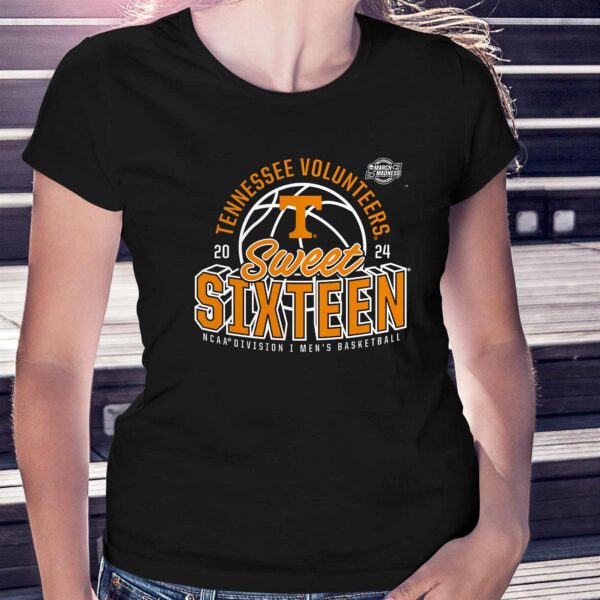 Tennessee Volunteers 2024 Tournament March Madness Sweet Sixteen Defensive Stance T-shirt