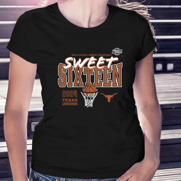 Texas Longhorns 2024 Ncaa Tournament March Madness Sweet 16 Fast Break T-shirt