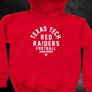 Texas Tech Red Raiders Ncaa Football Jaden Morris T-shirt 2 Texas Tech Red Raiders Ncaa Football Jaden Morris T shirt 3