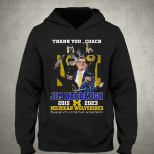 Thank You Coach Jim Harbaugh 2015 – 2023 Michigan Wolverines Thank You For The Memories T-shirt 2 Thank You Coach Jim Harbaugh 2015 2023 Michigan Wolverines Thank You For The Memories T shirt 3