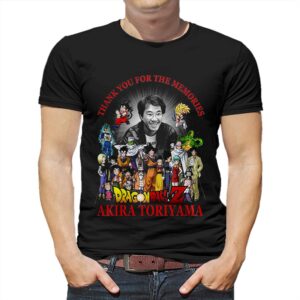 Thank You For The Memories Dragon Ball Z Akira Toriyama T-shirt Thank You For The Memories Dragon Ball Z Akira Toriyama T-shirt