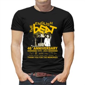 The Beat 46th Anniversary 1978-2024 Thank You For The Memories T-shirt The Beat 46th Anniversary 1978-2024 Thank You For The Memories T-shirt