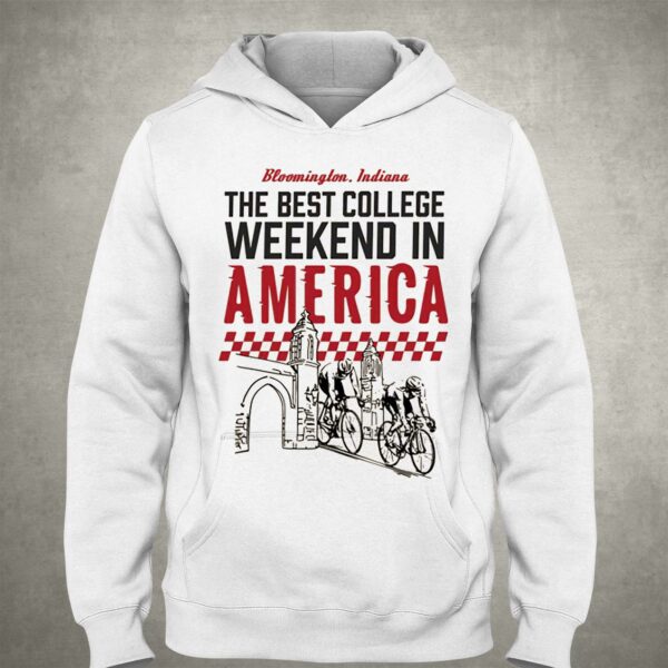 The Best College Weekend In America Bloomington Racing Club T-shirt