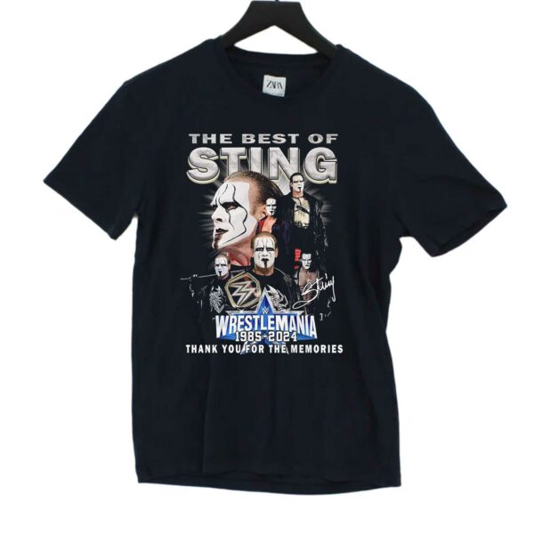 The Best Of Sting Steve Borden 1985-2024 Thank You For The Memories T-shirt