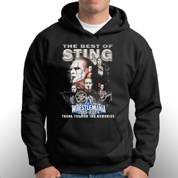 The Best Of Sting Steve Borden 1985-2024 Thank You For The Memories T-shirt