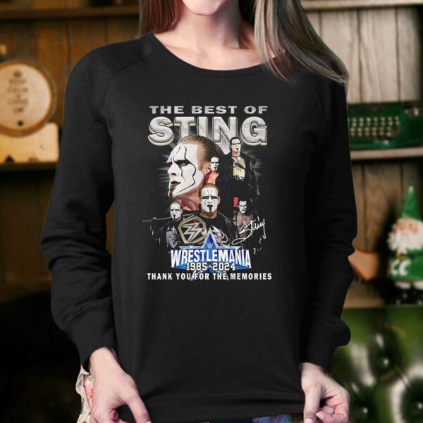 The Best Of Sting Steve Borden 1985-2024 Thank You For The Memories T-shirt