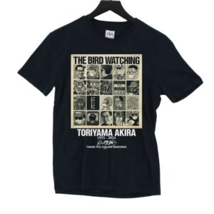 The Bird Watching Toriyama Akira 1955-2024 Thank You For The Memories T-shirt The Bird Watching Toriyama Akira 1955-2024 Thank You For The Memories T-shirt