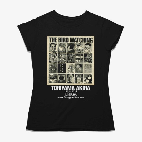 The Bird Watching Toriyama Akira 1955-2024 Thank You For The Memories T-shirt