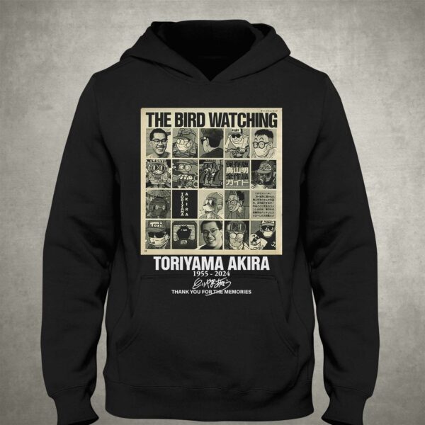 The Bird Watching Toriyama Akira 1955-2024 Thank You For The Memories T-shirt