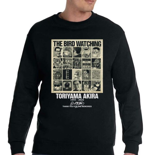 The Bird Watching Toriyama Akira 1955-2024 Thank You For The Memories T-shirt