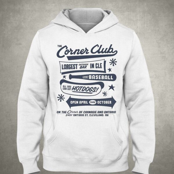 The Corner Club Largest Outdoor Bar In Cle T-shirt