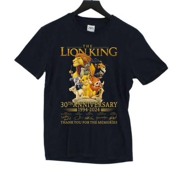 The Lion King Thank You For The Memories 1994 2024 T-shirt