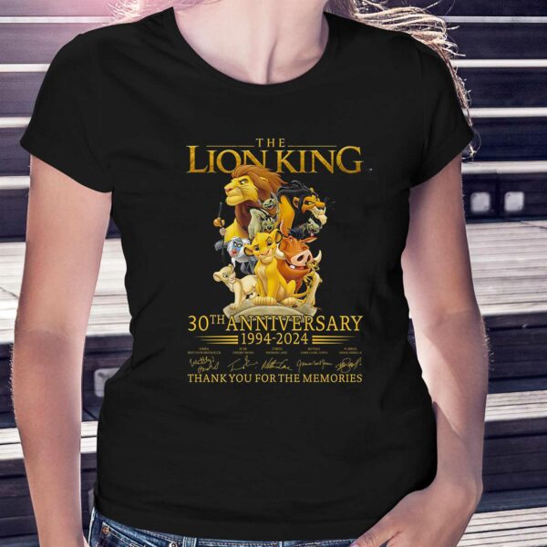 The Lion King Thank You For The Memories 1994 2024 T-shirt