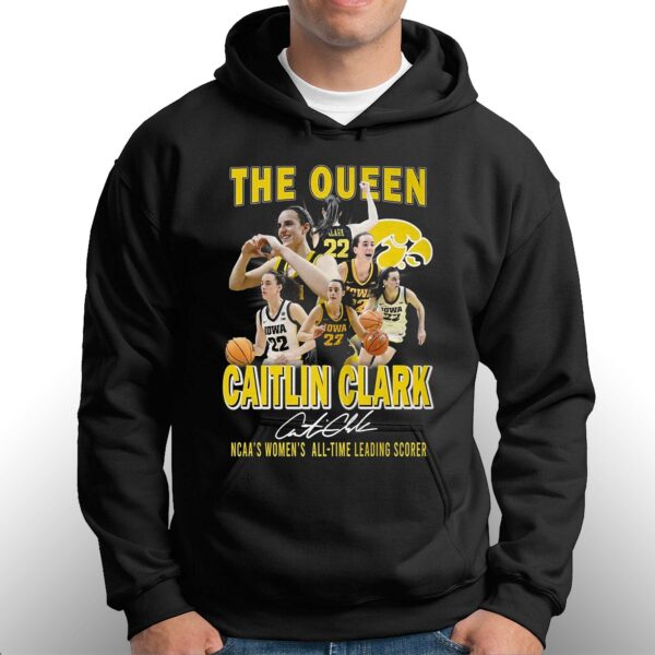 The Queen Caitlin Clark Ncaas Womens All-time Leading Scorer T-shirt