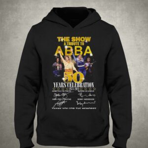 The Show A Tribute To Abba 50 Years Celebration 1974 – 2024 Thank You For The Memories T-shirt 2 The Show A Tribute To Abba 50 Years Celebration 1974 2024 Thank You For The Memories T shirt 3