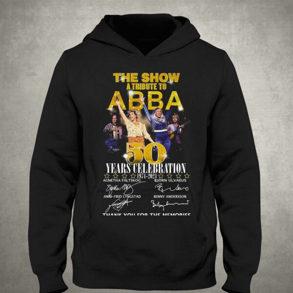 The Show A Tribute To Abba 50 Years Celebration 1974 – 2024 Thank You For The Memories T-shirt