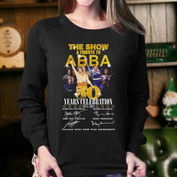 The Show A Tribute To Abba 50 Years Celebration 1974 – 2024 Thank You For The Memories T-shirt