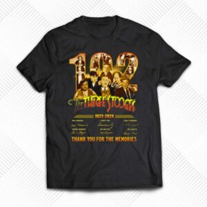 The Three Stooges 102th Anniversary 1922 – 2024 Thank You For The Memories T-shirt The Three Stooges 102th Anniversary 1922 – 2024 Thank You For The Memories T-shirt