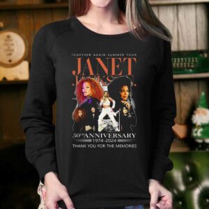 Together Again Summer Tour Janet Jackson 50th Anniversary 1974 – 2024 Thank You For The Memories T-shirt 3 Together Again Summer Tour Janet Jackson 50th Anniversary 1974 2024 Thank You For The Memories T shirt 4