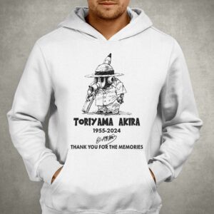 Toriyama Akira 1955-2024 Thank You For The Memories T-shirt 2 Toriyama Akira 1955 2024 Thank You For The Memories T shirt 3