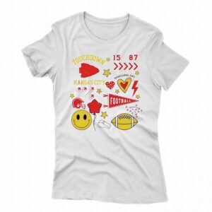 Touchdown 15 87 Kansas City Chiefs Football Est 1960 Shirt