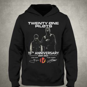 Twenty One Pilots 15th Anniversary 2009-2024 Josh Dun And Tyler Joseph T-shirt 2 Twenty One Pilots 15th Anniversary 2009 2024 Josh Dun And Tyler Joseph T shirt 3