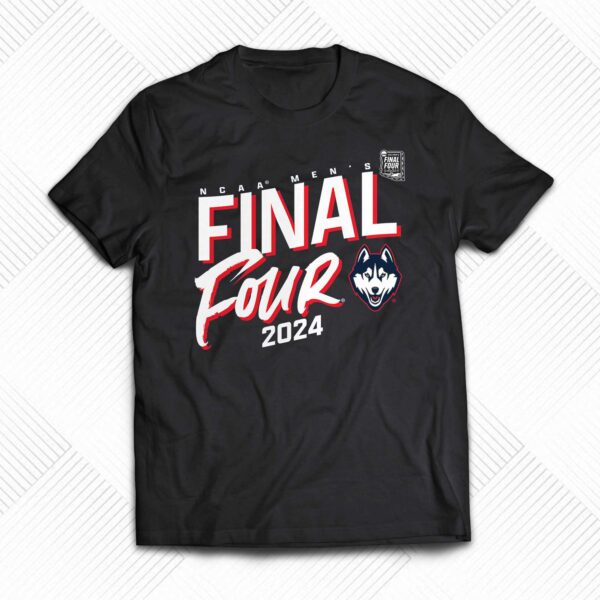 Uconn Huskies 2024 Ncaa Men’s Basketball Tournament March Madness Final Four Elite Pursuit T-shirt