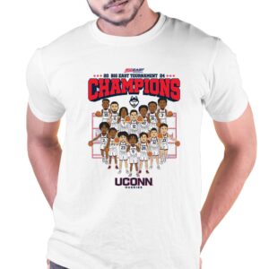 Uconn Ncaa Men’s Basketball 2024 Big East Tournament Champions Team Caricature T-shirt Uconn Ncaa Men’s Basketball 2024 Big East Tournament Champions Team Caricature T-shirt