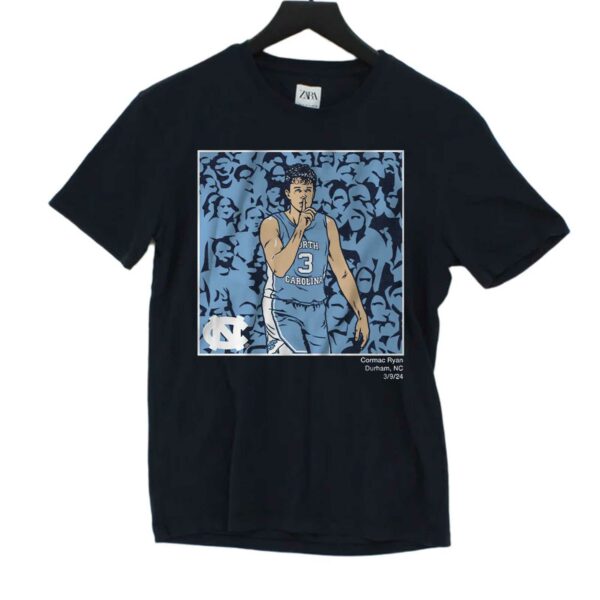 Unc Basketball Cormac Ryan Shhh Shirt