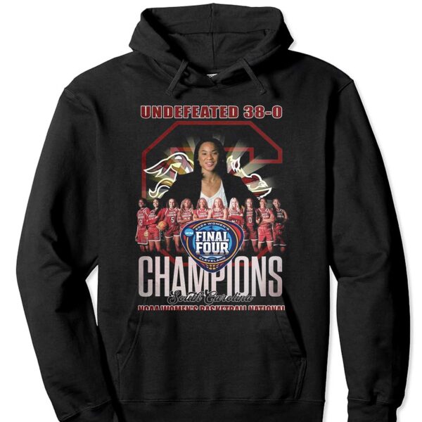 Undefeated 38-0 Champions South Carolina Ncaa Womens Basketball National T-shirt