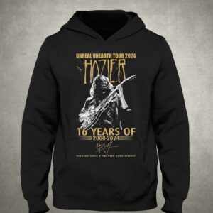 Unreal Unearth Tour 2024 Hozier 16 Years Of 2008-2024 Thank You For The Memories T-shirt 2 Unreal Unearth Tour 2024 Hozier 16 Years Of 2008 2024 Thank You For The Memories T shirt 3