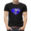 Usa Flag Inside Kansas Jayhawks Superman Shirt