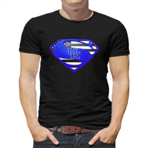 Usa Flag Inside Kentucky Wildcats Superman Shirt Usa Flag Inside Kentucky Wildcats Superman Shirt