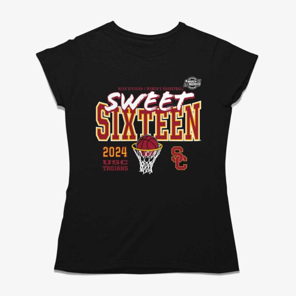 Usc Trojans 2024 Ncaa Tournament March Madness Sweet 16 Fast Break T-shirt