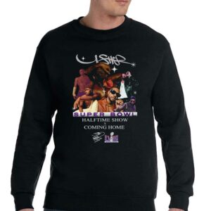 Usher Super Bowl Lviii Halftime Show X Coming Home T-shirt 3 Usher Super Bowl Lviii Halftime Show X Coming Home T shirt 4