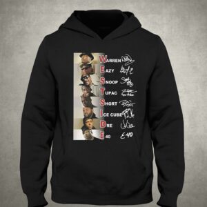 Warren Eazy Snoop Tupac Short Ice Cube Dre E40 Shirt 3