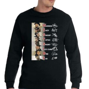 Warren Eazy Snoop Tupac Short Ice Cube Dre E40 Shirt 4