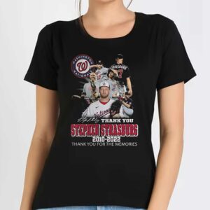 Washington Nationals Thank You Stephen Strasburg 2010-2022 Thank You For The Memories T-shirt
